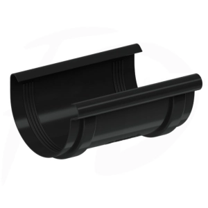 Łącznik rynny PVC ⌀ 100 firmy KROP kolor czarny